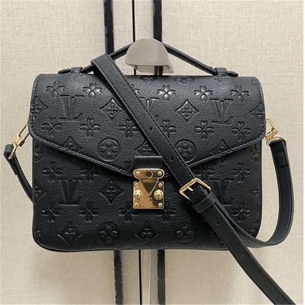 Designer Bag Embossed Black Flower Large Capacity Tote Fashion Femme Eviution Women Shoulder Bags Messenger Handbag Purse Female Backpack Shopping Bag A2