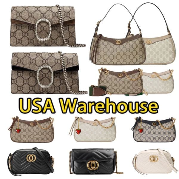 Designer Bag Women Shoulder bag ophidia bag Luxury Hig Quality Camera Bag Hig Quality Fashionable Mini Purse Printed Retro Sweet Underarm Bag Classic Women Handbag