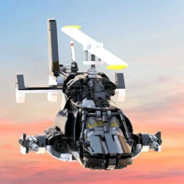 Spot MOC-131570 149250 small particle assembly building blocks to build airplane model ornaments boy toy giftT260420