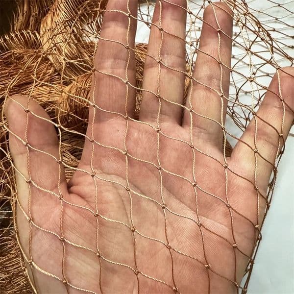 Brown Nylon Netting-Solid Tyre Line Net Mesh for Anti Bird NettingFruits and Vegetables Net Chicken Net 250614BJ