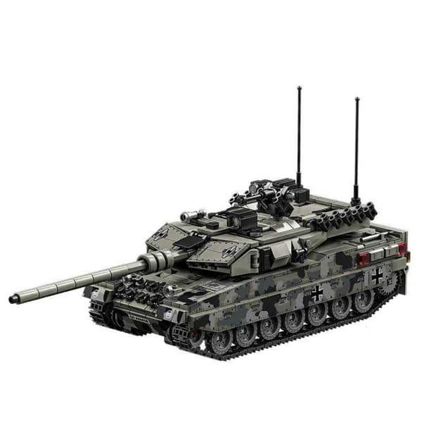 2026 New New World War 2 Ww2 Army Military Soldiers SWAT Leopard 2A7 Main Battle Tank Assemble Building Blocks Bricks Childrens Toys Giftw251103 Toys 002