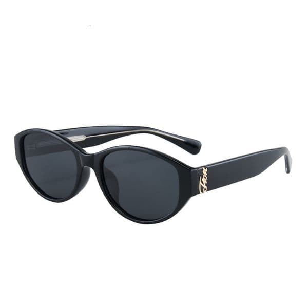 5666 New Retro Black Cat Eye for Women, High-Quality TR Polarized Sunglasses