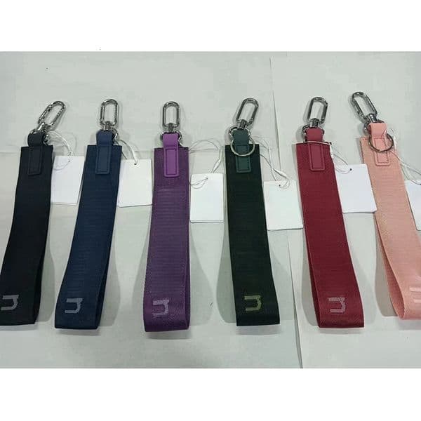 whole day Designer Brand Never Lost Letter Keychain Fashion travel Yoga Women Fiess Running Elastic Womans Keychains High Quality Pendant Fr 6