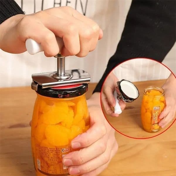 Adjustable Multi-function Bottle Cap Opener Stainless Steel Lids Off Jar Opener Labor-saving Screw Can Opener for Kitchen Gadget 251229BJ