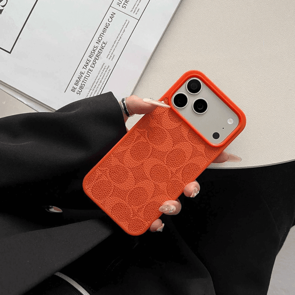 Apple phone case, suitable for 17 Pro Max 16 15 14 Pro fashionable phone protection case with embossed large holes and high-quality shock absorption protective cover