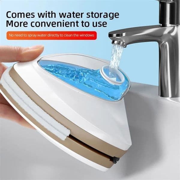 Magnetic Glass Window Cleaning Tool Water Discharge Double-layer Wiper Household Special Window Cleaner For Home 250520BJ