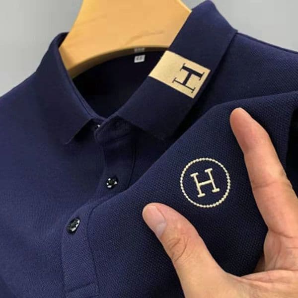 2026 New Designer Men's Short-sleeved T-shirt - Embroidered - Luxury Youth And Middle-aged Collared Polo Shirt - Outdoor Large-sized Casual Business Men's Jacket