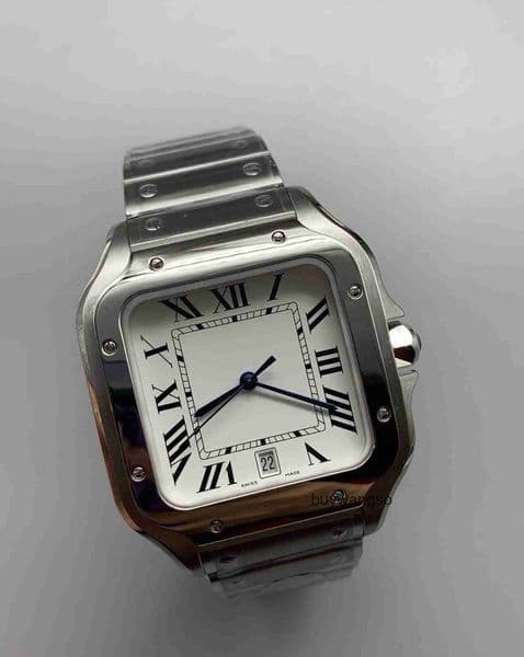 Top quality santoss watch mens watch watches 1847MC mechanical movement super clone watch smartlink system sapphire crystal glass 39.8mm 35.1mm 27mm with box XYD9