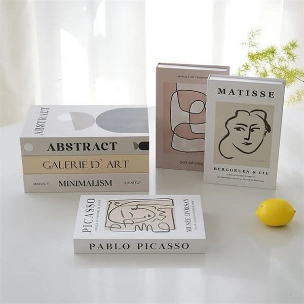 Premium Deluxe Faux Book Keepsake Box Interior Decoration Stylish Paris Themed Decorative Books Coffee Table Bedroom Figurine 260402BJ