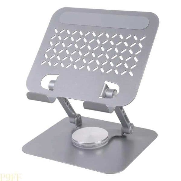 CS1W Adjustable Computer Stand Foldable Laptop Bracket for Desk 360 Degree Rotatable Computer Stand for Notebook Laptop S26420