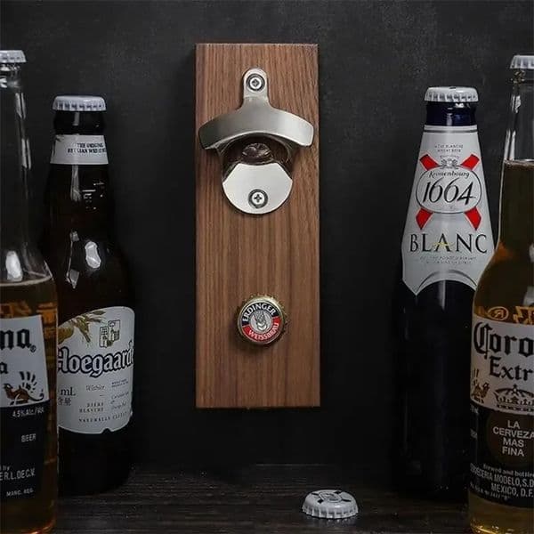 10PCS Alloy Bottle Opener Creative Retro Wall-mounted Beer Bottle Opener Family Gathering Supplies 251229BJ