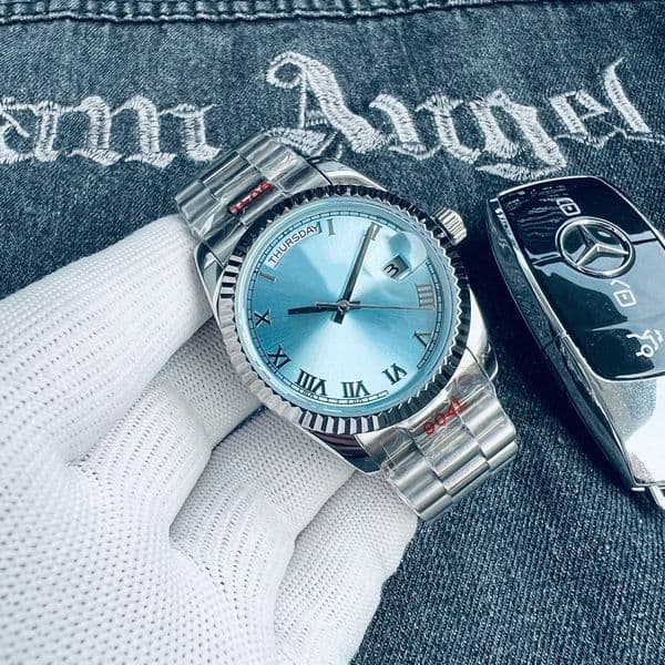 Luxury Men Watch Designer Fashion Business Men 41MM Stainless Steel Automatic Mechanical Movement Luxury Mens Watch Men Gift