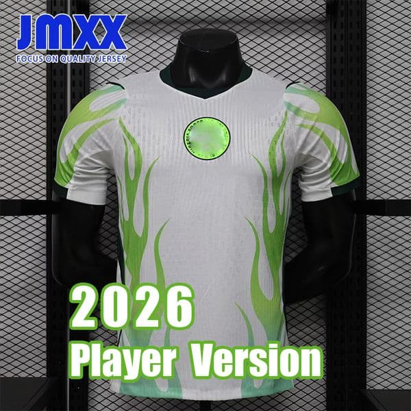 Player Version JMXX 26 27 Nigeria Soccer Jersey Home Away Third Special Pre Match Mens Uniforms Jerseys Man Football Shirt 2026 2027
