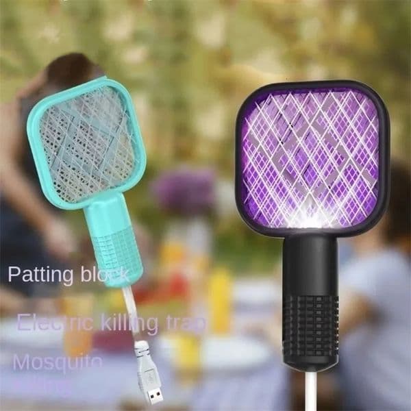 USB Mosquito Swatter Portable UV Light Car Mosquito Killing Trap Household Outdoor Picnic Camping Travel el Pest Repellent 260228BJ
