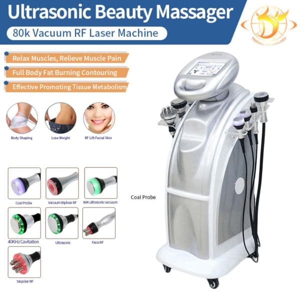 7 in 1 Slimming Machine Ultrasonic Cavitation Device Vacuum 80K Rf Slim Wrinkle Removal For Home Salon Use017