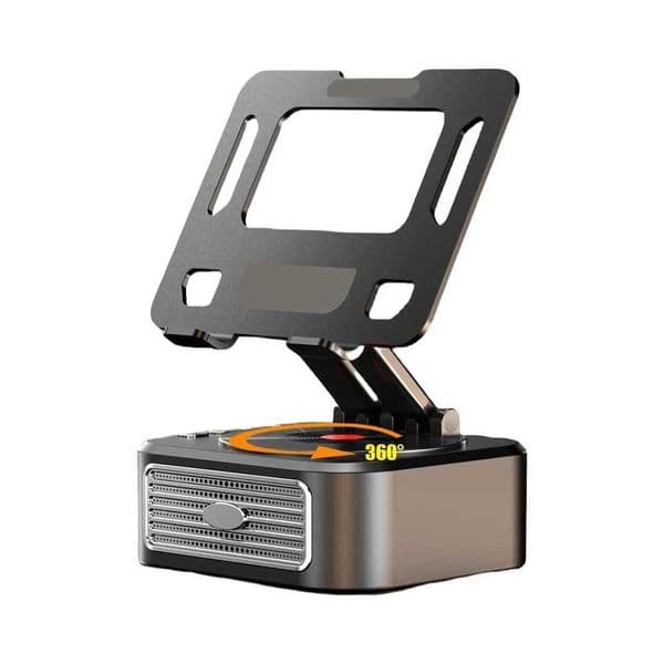 360 Tablet Stand - Rotating Adjustable Holder Stereo Desk with Creative Design Tablet Accessory Mount Stand Desk Gadget S26420