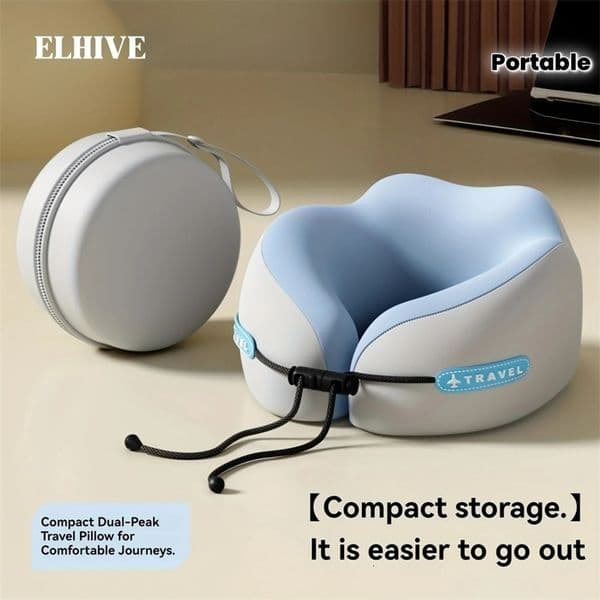 U Shaped Memory Foam Neck Pillows Soft Travel Pillow Massage Neck Pillow Sleeping Airplane Pillow Cervical Healthcare Bedding 260228BJ