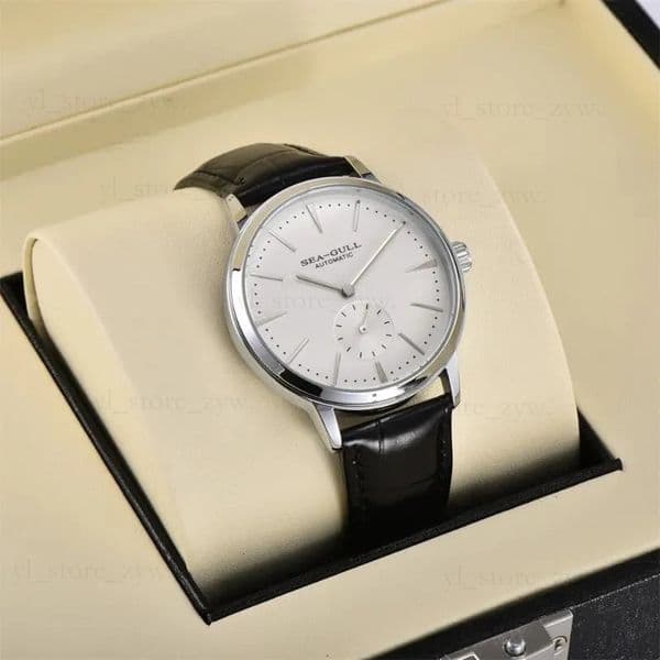 SEAGULLlys watch Wristwatches Watch Men designer high quality Small Three Needle Mechanical Business Waterproof Belt National Series Haifan SEAGULLitywatch d35