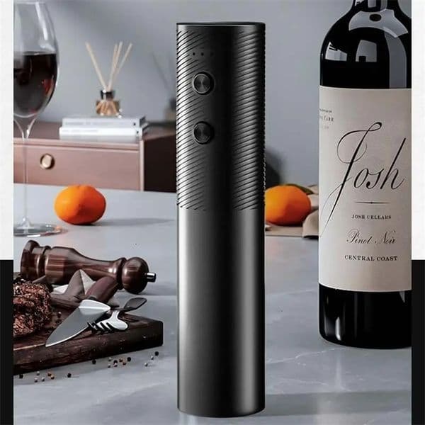 USB Rechargeable Electric Wine Bottle Opener One-click Button Automatic Red Wine Corkscrew Home Bar Accessories Kitchen Tools 260106BJ