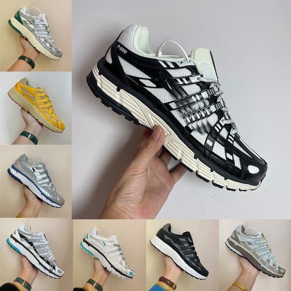 Designer Shoes P6000 trainer P 6000 Men Women Sneakers Metallic Sier Triple Black White Anthracite Grey Outdoor Sports Trainers Casual Running shoes