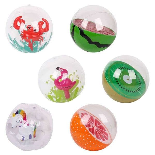 1PC Beach Ball Featuring A Flamingo Design, Toy, Made Of PVC, Inflatable, Pool Accessories