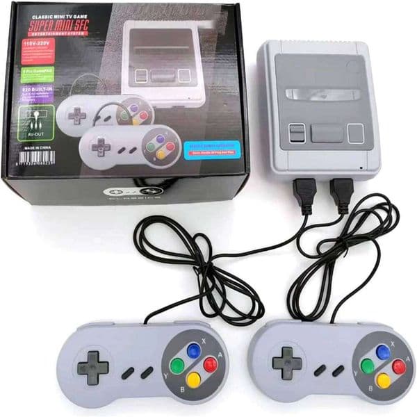 2025 Retro Console, Mini Video System, Built-in 620 Classic Games, Plug-and-Play TV Game Console with AV Output Port 26Y0420