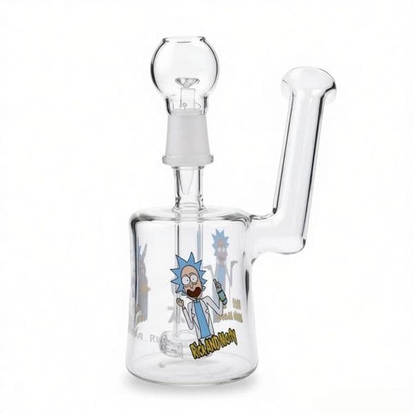 Wholesale cheap Portable USA Water Bong Pipes Bubbler Hookahs Shisha Thick heady Mini glass Water Bongs With 14mm Female oil burner banger Nail bowl for smoking