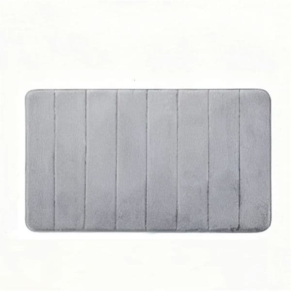 Homaxy Memory Foam Bath Mat Super Absorbent Bathroom Rug Shower Carpet Soft Coral Velvet Floor Rug Home Decoration Non-Slip Mats 260109BJ