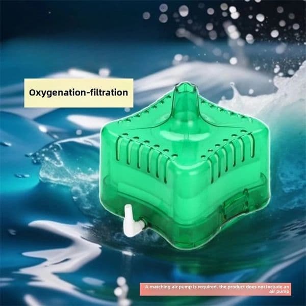 Mini Water Fairy Biochemical Square Filter Mini Fish Tank Oxygenation Filter Portable Filter Water Fairy 250520BJ