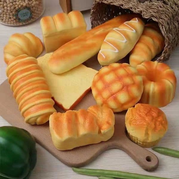 Cross-border Hot Sale Stress Relief Toys Imitation Bread and Cake with Fragrance
