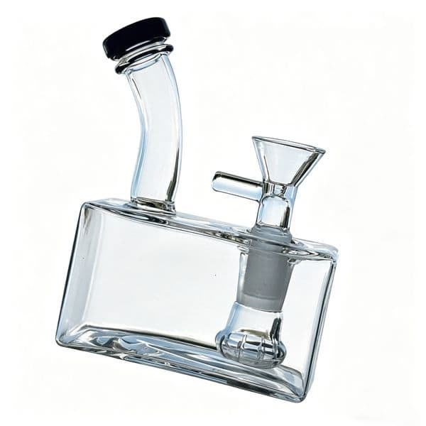 Thick Water Pipe 14mm Bowl Beecomb Showerhead Perc Bongs Heady Mini Pipe Wax Oil Smoking Bent Tube
