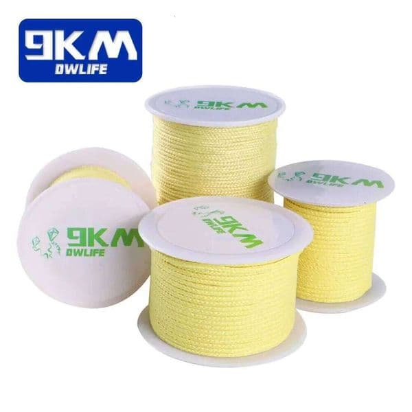 Braided High Strength 100-2000lb Kevlar Fishing Assist Line Kite String Outdoor Backpacking Camping Rope 0.8~3.5mm