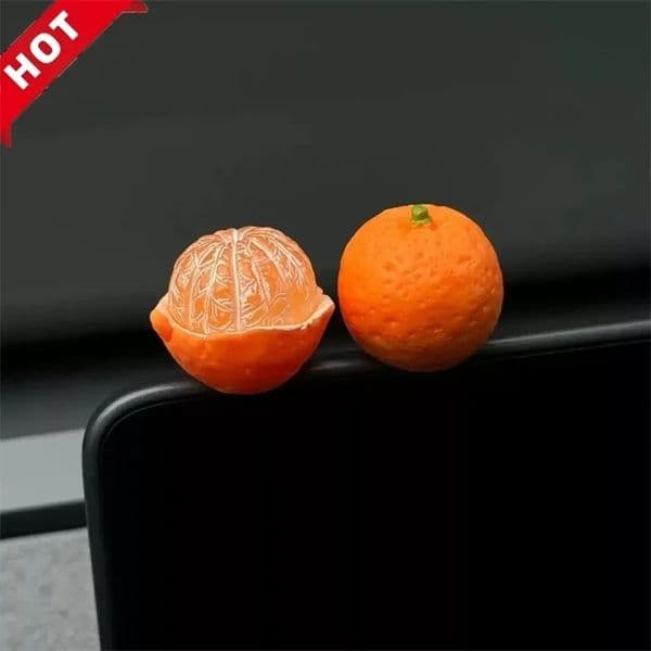 Center console simulation fruit ornament car screen decoration cute little lychee car center console ornament 260130BJ