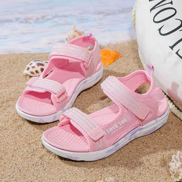 Hot Selling Summer Children Shoes Casual Breathable Girls Candy Colors Sandals Soft Beach Sandals Kids Lightweight SlippersT260420