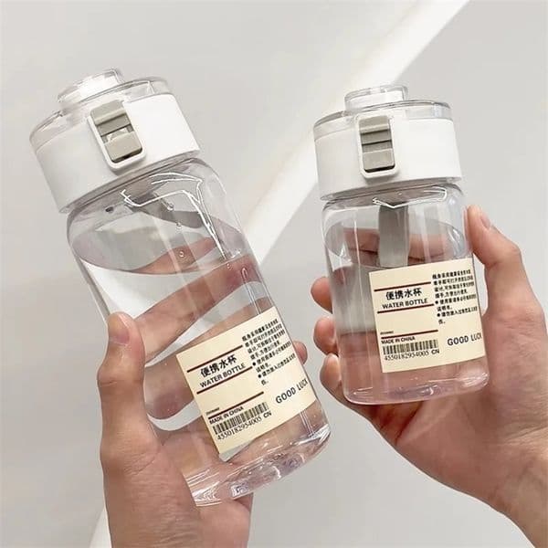 School Childrens Water Bottle Tritan Material BPA free Leak proof Plastic Water Bottle with Drinking Cap Reusable350/550/800/ml 251218BJ