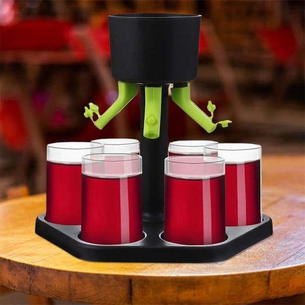 6 S Beer Water Dispenser Multifunctional Wine Dispenser Beverage Dispenser Beer Pourer for Christmas Festival Celebration 260408BJ
