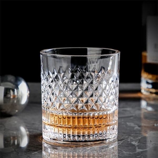 European Style Glass Cup Household Transparent Foreign Wine Cup Whiskey Glass Creative Beer Glass Liquor Set 260109BJ