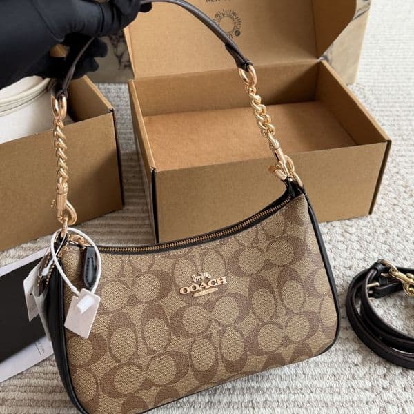 10A teri bag Correct Emblem luxury designer bags high quality handbag cowboy Capacity Shoulder Bag Women Travel B bag city bag Fashion crossbody white brown letter