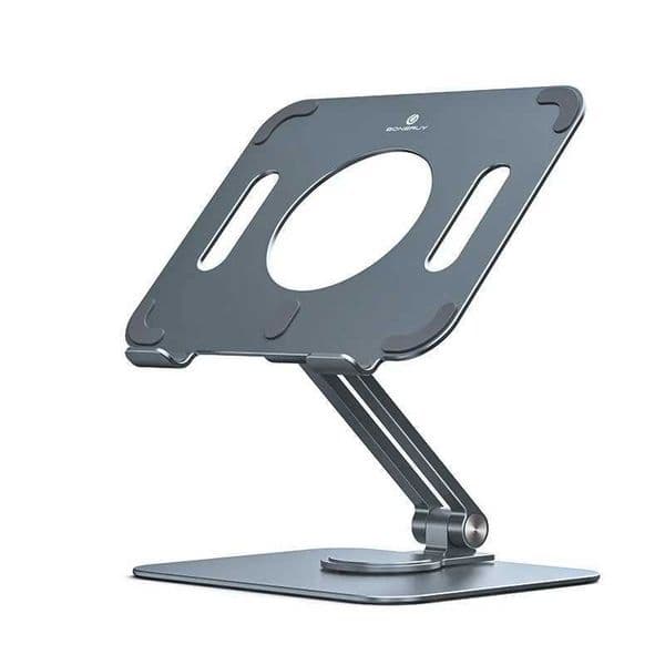 Tablet Stand Laptop Stand Riser Aluminium Foldable 360 Rotation Heat Notebook Support Laptop Base For Macbook Holder Bracket S26420