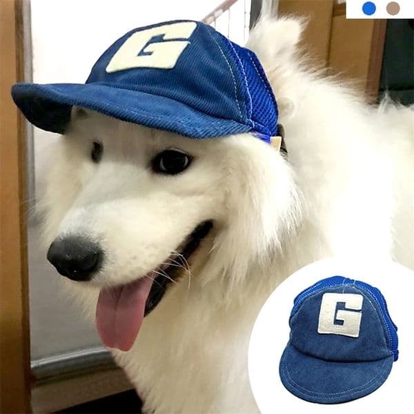 Pet Dog Hats Breathable Cute Summer Baseball Sun Cap With Ear Holes For small medium large dog Outdoor Accessories Hiking Sports 260320BJ