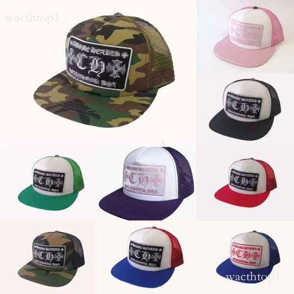 Embroidered Baseball Chromed Hearted High Quality Brand Trucker Caps Black Male Female Cap Basketball Peak Hat aff