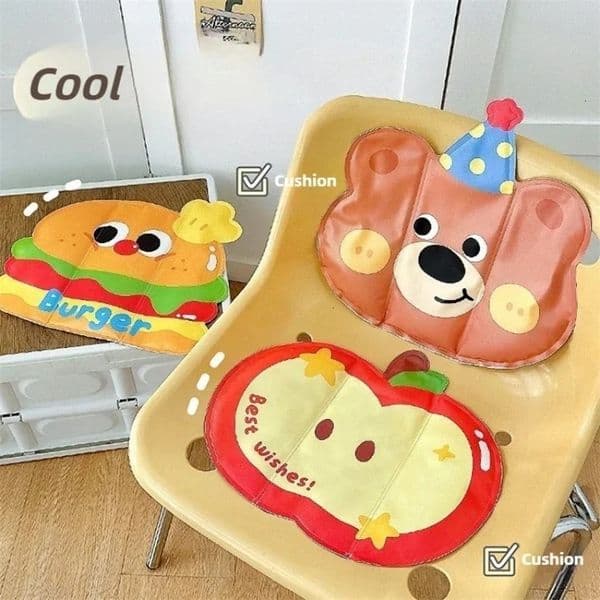 Cartoon Summer Ice Pad Cooling and Heat Dissipation Pad Cute Car Seat Cushion Gel Cooling Mat Pet Sofa Ice Pad Pet Bed 250606BJ