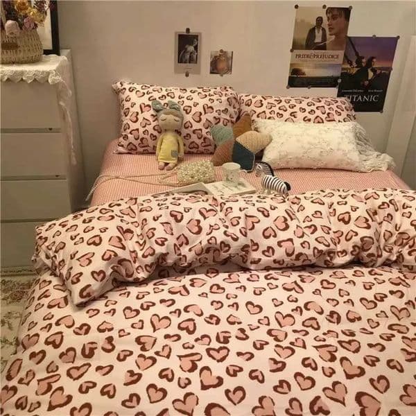 Luxury Designer 2024 Fashion Leopard Print Bedding Bed art Sheets Down Single And Double Large Duvet Covers 19 Free Shipping
