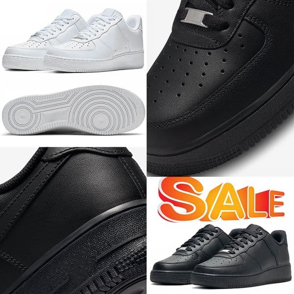 Running Shoes 1 Classic Triple White Black Leather Platform Sports Running Trainers Outdoors Jogging Sneakers 36-45