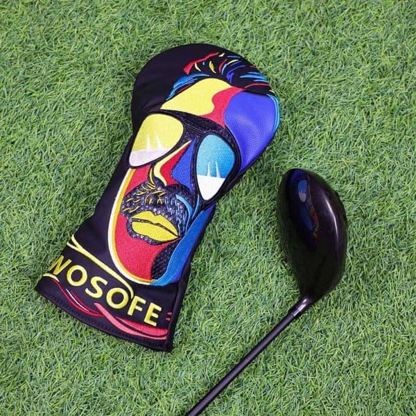 Punk Style Club Cover 1 Wood Special Thickened Anti-Collision PU Strong Hand Feel Golf Accessories 26Y0420