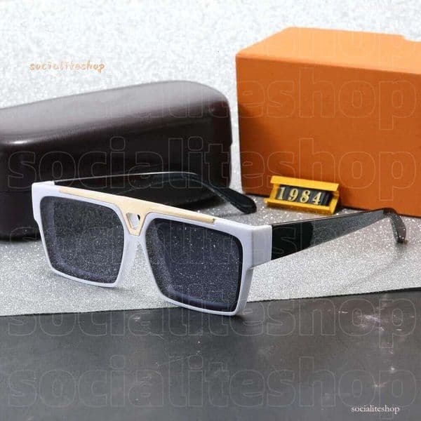 lvness V Top designer Sunglasses for women and Men lousi Eyeglasses Outdoor Shades Big Square Frame d38