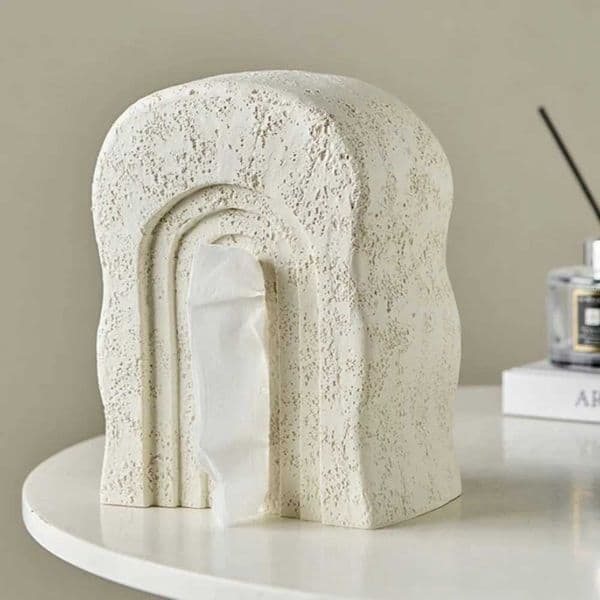 1PC Luxury Resin Tissue Box Holder Household Tea Table Napkin Paper Storage Organization Living Room Home Decoration Ornaments H260420