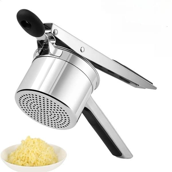 Potato Ricer Stainless Steel Potato Masher Heavy Duty Ricer Fruit Vegetables Spaetzle Masher Non Slip Handles Kitchen Gadget 260414BJ