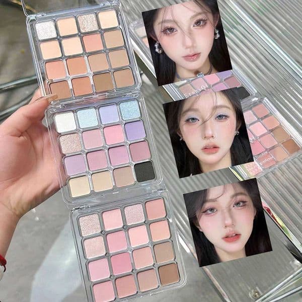 Magic Matte Eyeshadow Palette16 ColorsShimmery Earth Color Eyeshadow PigmentLong-Lasting Waterproof Eyeshadow Cosmetics C260420