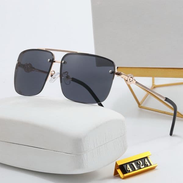 Designer Sunglass Men Letters Sunglasses for Women Personalized Sun glass Square Frame Goggle Adumbral Luxury Eyeglasses